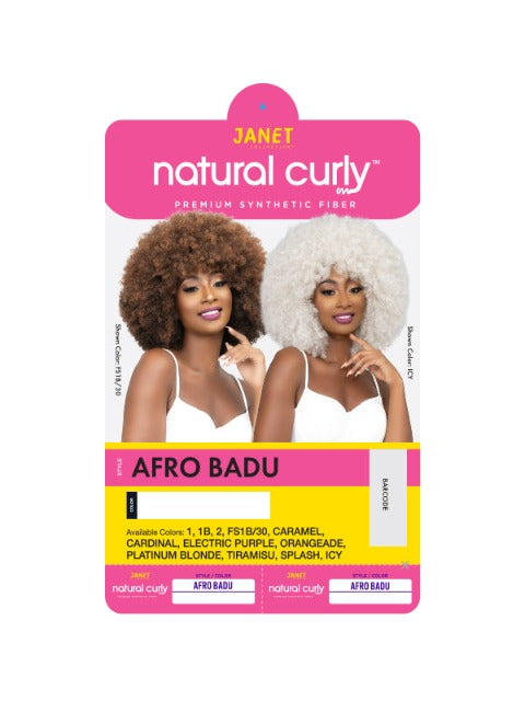 Janet Collection Premium Synthetic Natural Curly Wig - AFRO BADU