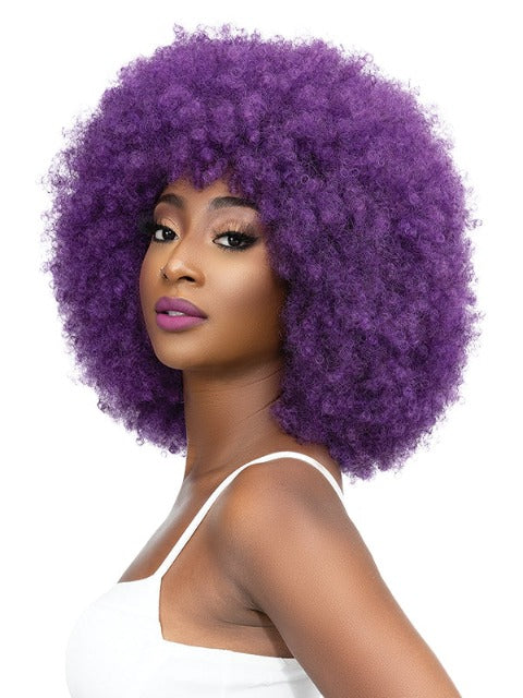 Janet Collection Premium Synthetic Natural Curly Wig - AFRO BADU