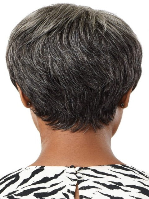 Outre Fab & Fly Gray Glamour 100% Human Hair Wig - EDEN