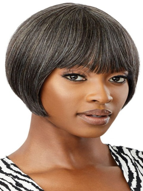 Outre Fab & Fly Gray Glamour 100% Human Hair Wig - HARRIET