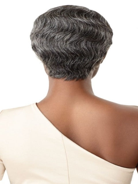 Outre Fab & Fly Gray Glamour 100% Human Hair Wig - MARINETTE