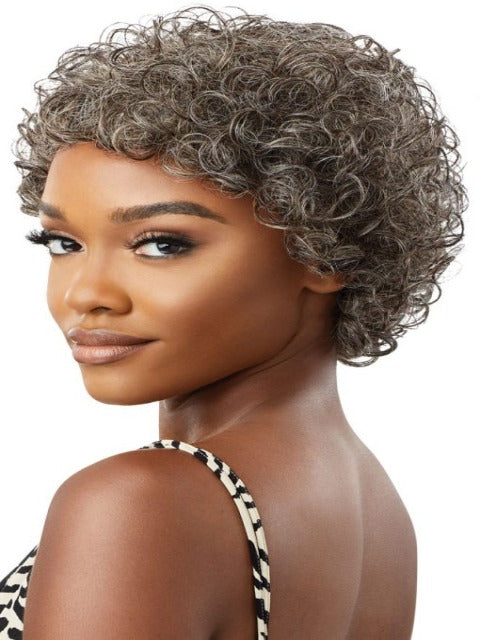 Outre Fab & Fly Gray Glamour 100% Human Hair Wig - VERONICA