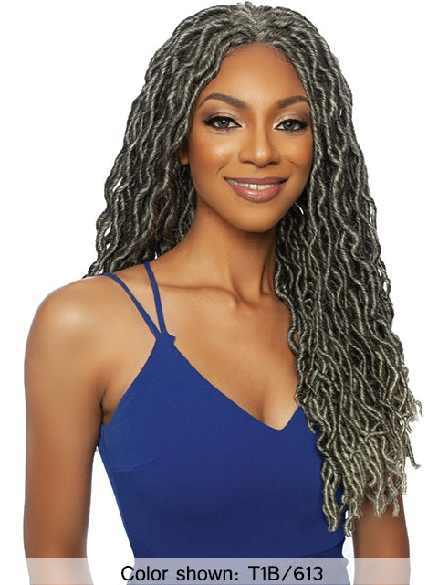 Mane Concept HD Inspire Braid Lace Front Wig - RCHB201 WAVY FAUX LOCS 26