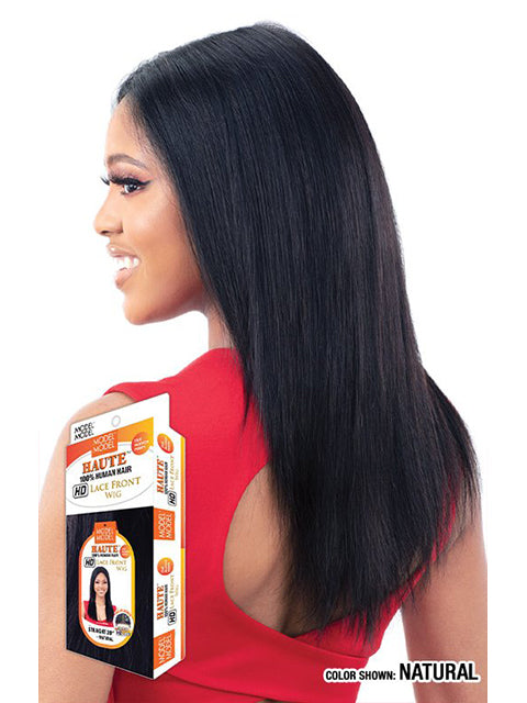 Model Model Haute 100% Human Hair HD Lace Frontal Wig - STRAIGHT 20
