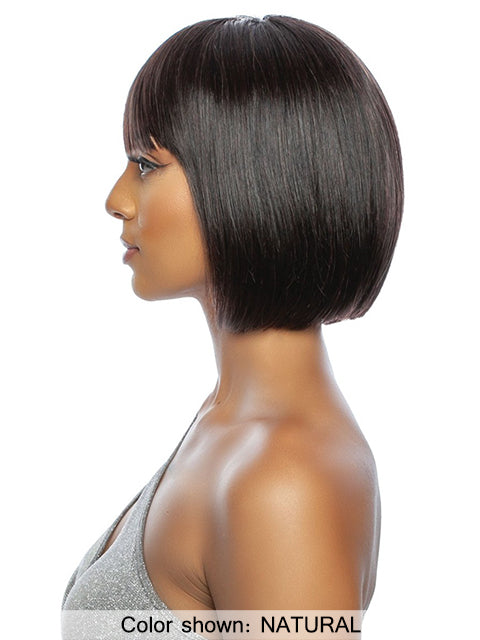Mane Concept Trill 11A 100% Unprocessed Human Hair Full Wig - TR1131 REFINED BOB WITH BANG 10"