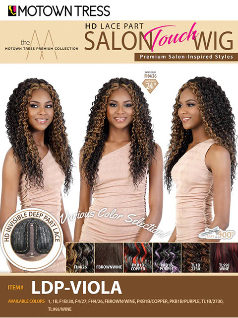 Motown Tress Salon Touch HD Lace Part Wig - LDP-VIOLA
