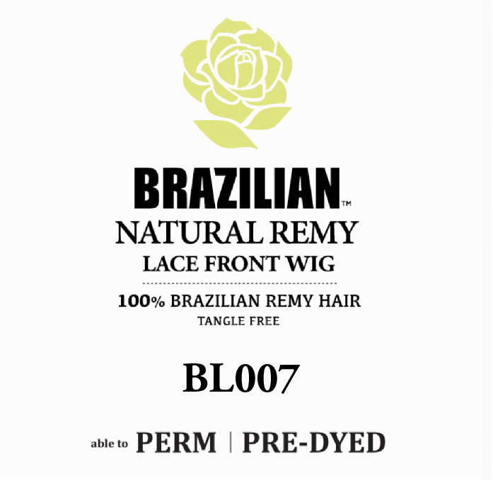 Harlem 125 100% Human Hair Brazilian Natural Ultra HD Lace Front Wig - BL007