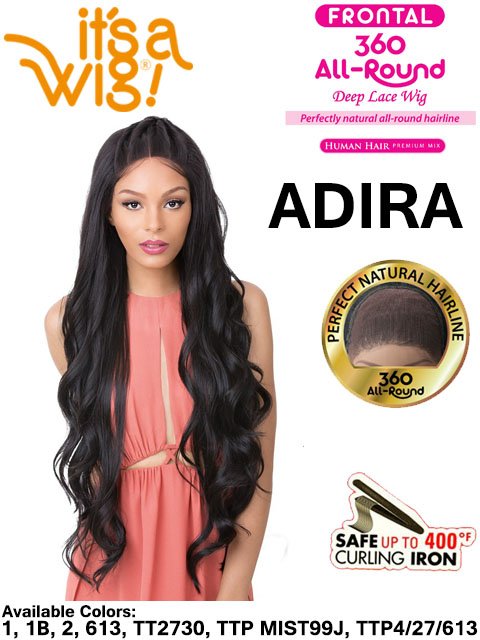 Its A Wig All Around 360 Deep Frontal Lace Wig - ADIRA