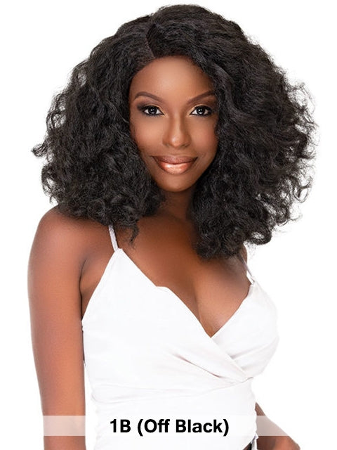 Janet Collection Synthetic Natural Me Deep Part Lace Wig - AMANI *BFCM