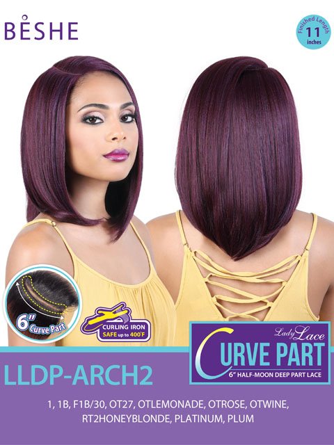 Beshe Lady Lace Curve Deep Part Lace Wig - LLDP ARCH 2
