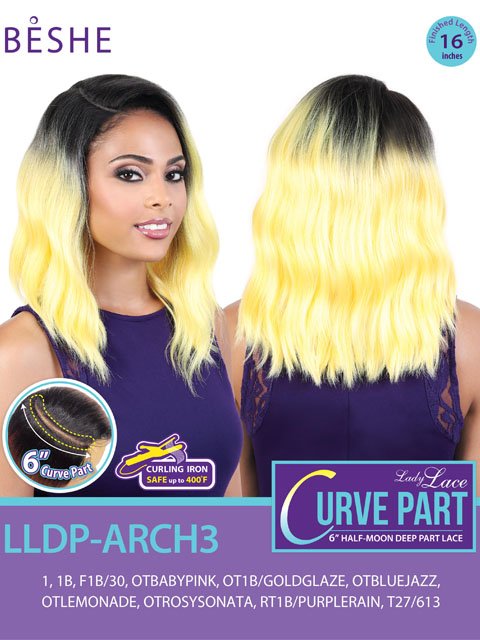 Beshe Lady Lace Curve Deep Part Lace Wig - LLDP ARCH 3