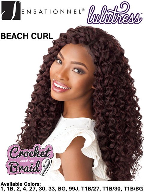 Sensationnel Lulutress Beach Curl Crochet Braid 18
