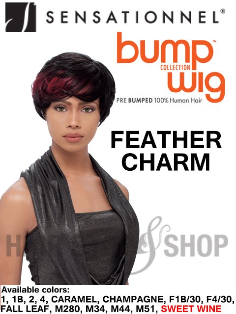 Sensationnel Bump Collection Human Hair Wig - Feather Charm