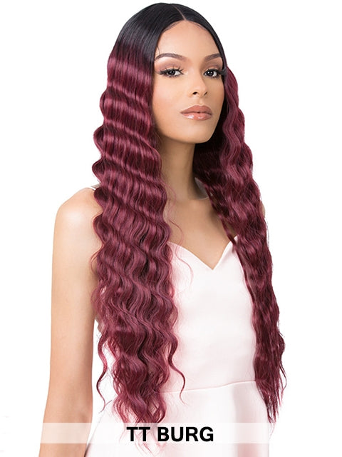 Its A Wig Premium Synthetic HD Lace Front Wig - CRIMPED HAIR 4