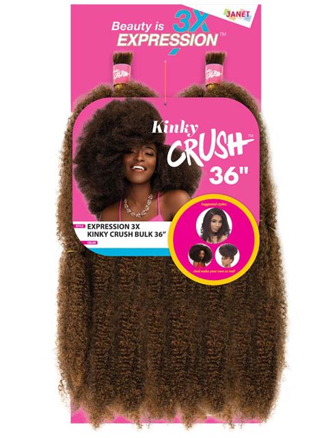 Janet Collection Beauty is Expression 3X KINKY CRUSH Bulk 36 (3XKCB36) *SALE