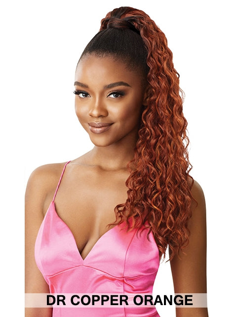 Outre Pretty Quick Pony Ponytail - DEEP WAVE 24