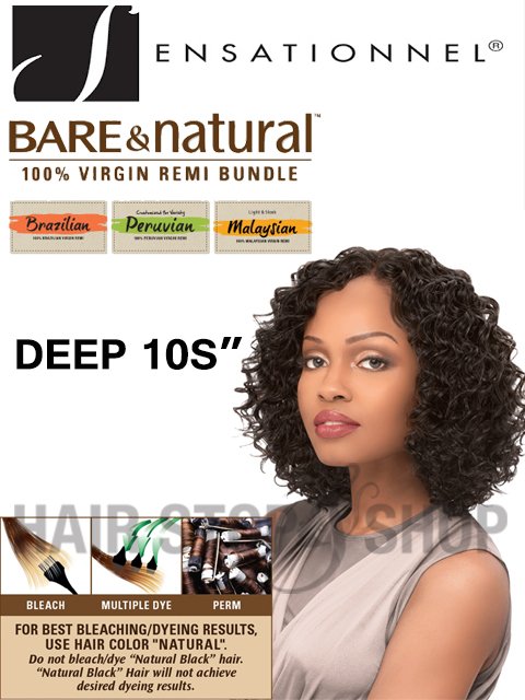 Sensationnel Bare&Natural Peruvian Weave - DEEP 10S 3pc