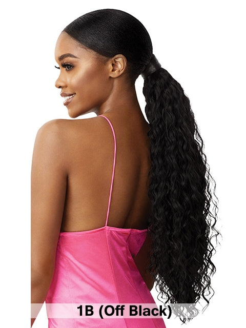 Outre Pretty Quick Pony Ponytail - DEEP WAVE 24