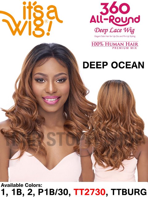 Its A Wig All Around 360 Deep Full Lace Wig - DEEP OCEAN