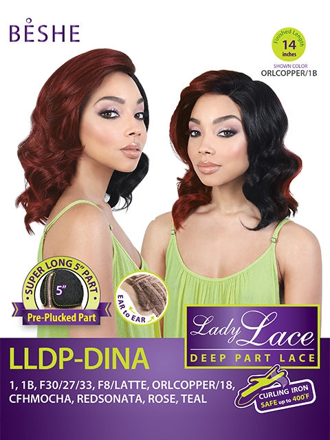 Beshe Lady Lace Deep Part Wig - LLDP DINA