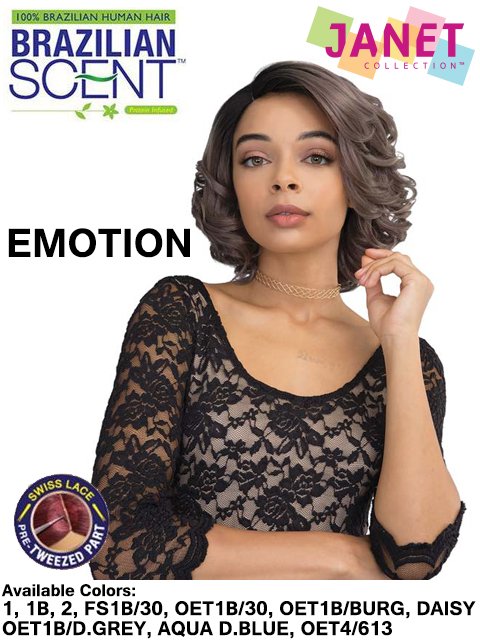 Janet Collection Brazilian Scent Pre Tweezed Wig EMOTION FINAL