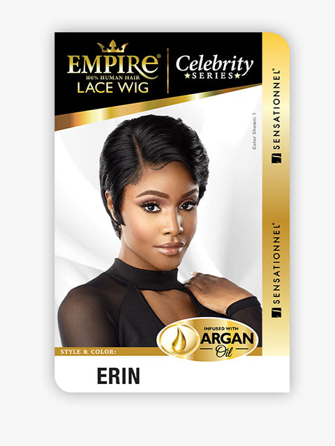 Sensationnel Empire Celebrity Human Hair Lace Front Wig - ERIN