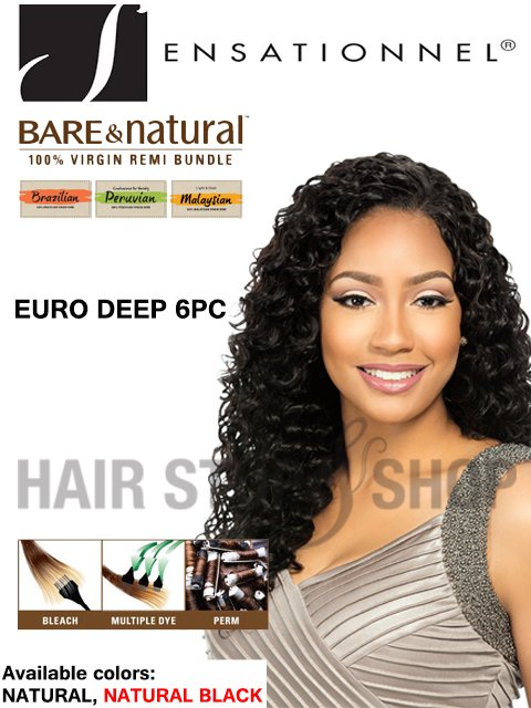 Sensationnel Bare&Natural Malaysian Weave - EURO DEEP 6pc