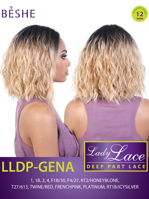 Beshe Lady Lace Deep Part Wig - LLDP GENA