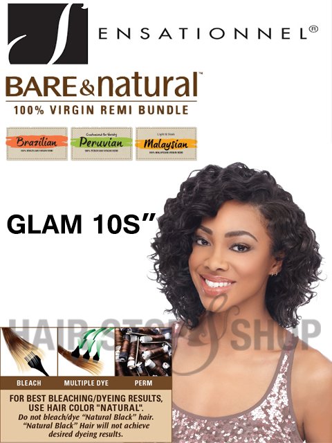 Sensationnel Bare&Natural Peruvian Weave - GLAM 10S 3pc