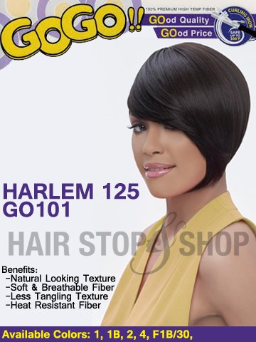 Harlem 125 GoGo Collection Wig - GO101