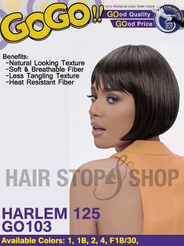 Harlem 125 GoGo Collection Wig - GO103