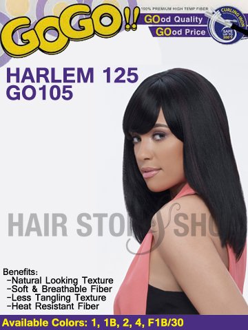 Harlem 125 GoGo Collection Wig - GO105