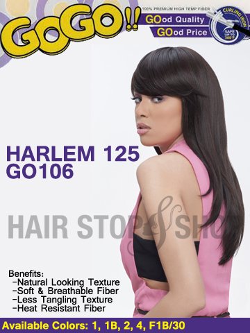 Harlem 125 GoGo Collection Wig - GO106