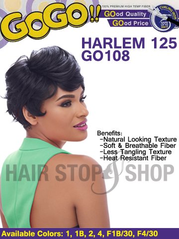 Harlem 125 GoGo Collection Wig - GO108