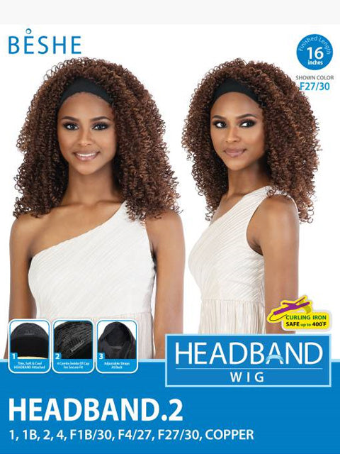 Beshe Hair Premium Synthetic Wig - HEADBAND.2