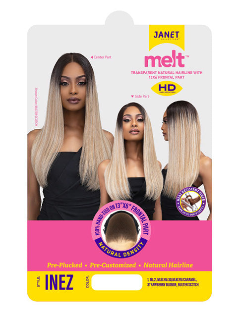 Janet Collection Melt 13x6 Frontal Part Lace Wig  - INEZ