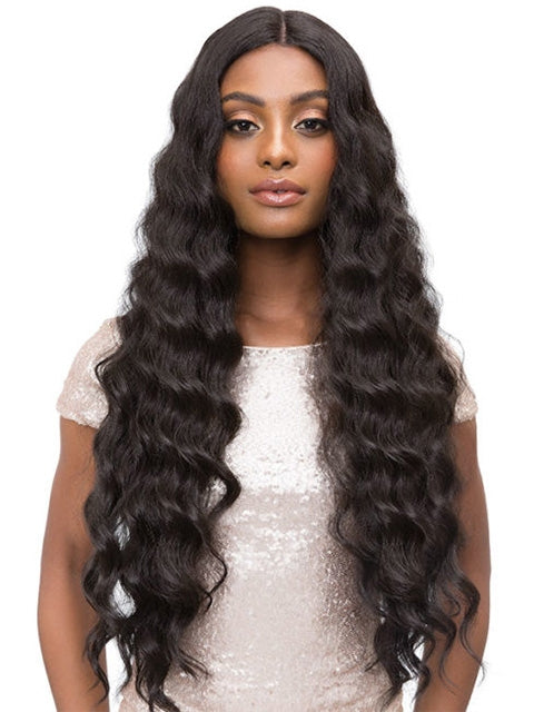 Janet Collection Swiss Lace  Extended Part Deep Wig  - JULIANA