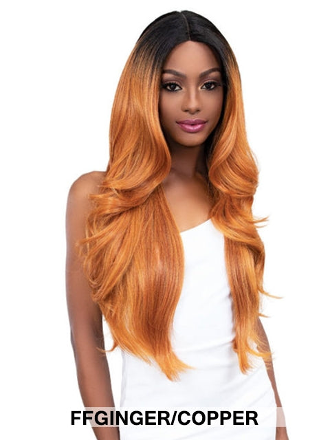 Janet Collection Melt Extended Part Lace Front Wig - JUNNY