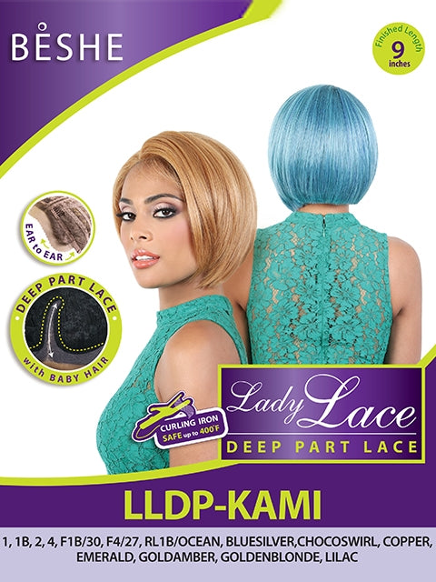 Beshe Heat Resistant Lady Lace Deep Part Wig - LLDP KAMI