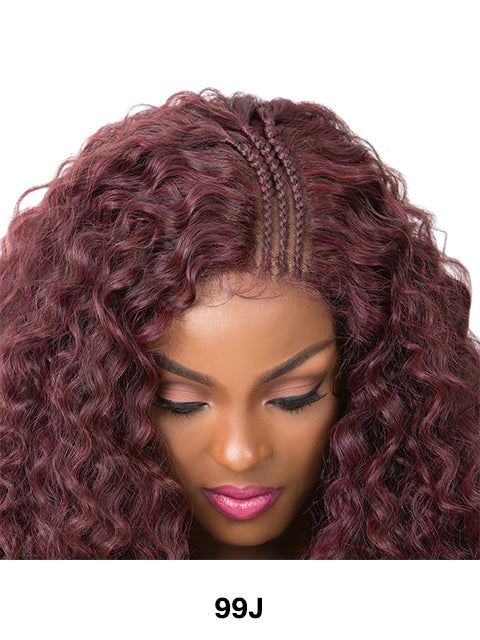 Its A Wig Premium Synthetic T Braided Part Swiss Lace Front Wig - KANDEE