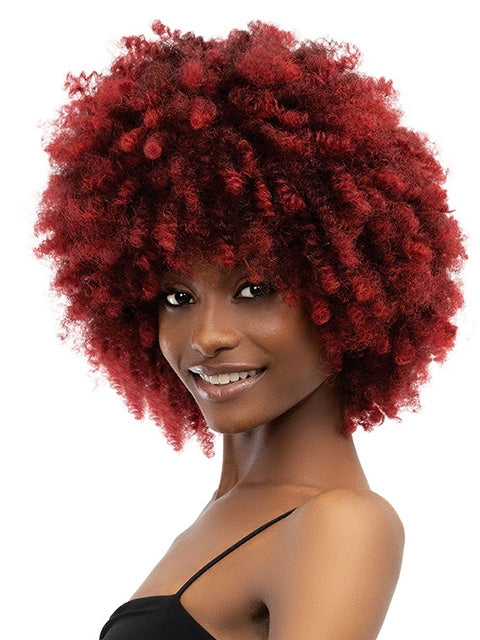 Janet Collection Natural Curly Premium Synthetic Wig - KANE  *SALE