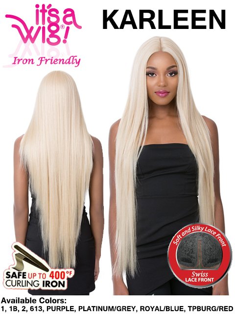 Its A Wig Swiss Lace Front Wig KARLEEN Hair Stop and Shop