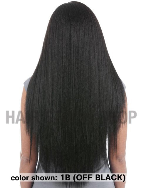 Sensationnel Premium Too Boutique Human Hair Blend KINKY STRAIGHT Weave 4pc 18/20/22