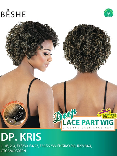 Beshe Curve Deep Part Lace Front Wig - DP.KRIS