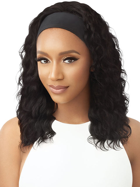 Outre Headband Human Hair Wet and Wavy Wig - LOOSE DEEP 20