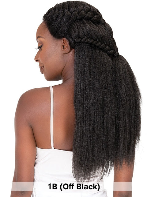 Janet Collection Synthetic Natural Me Deep Part Braid Lace Wig - LULU *SALE