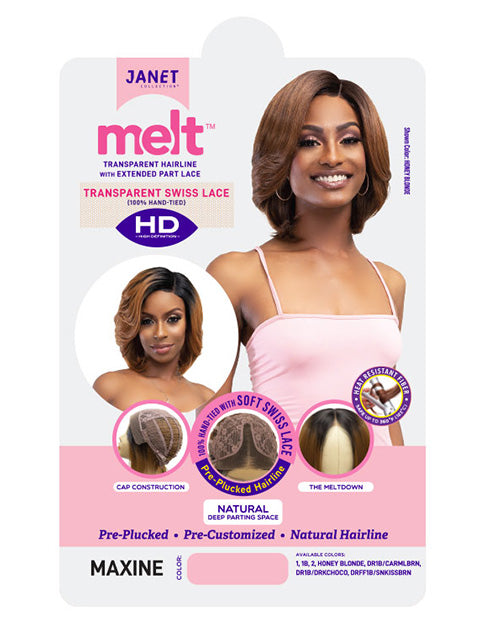 Janet Collection HD Melt Extended Part Lace Front Wig - MAXINE  *FINAL SALE