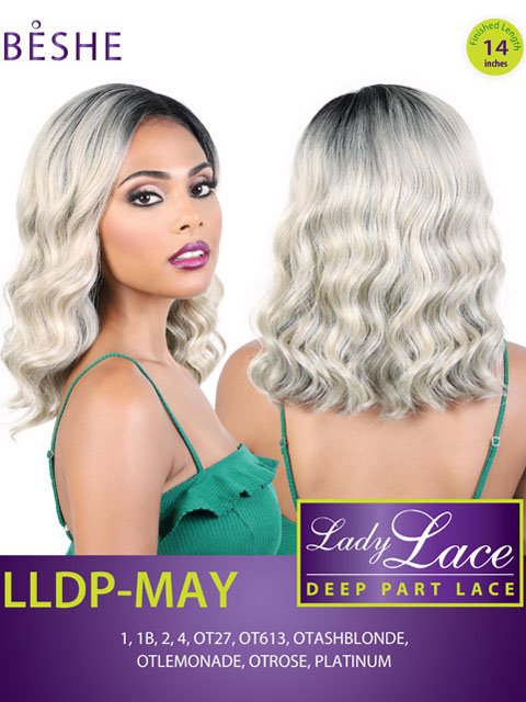 Beshe Lady Lace Deep Part Wig - LLDP MAY