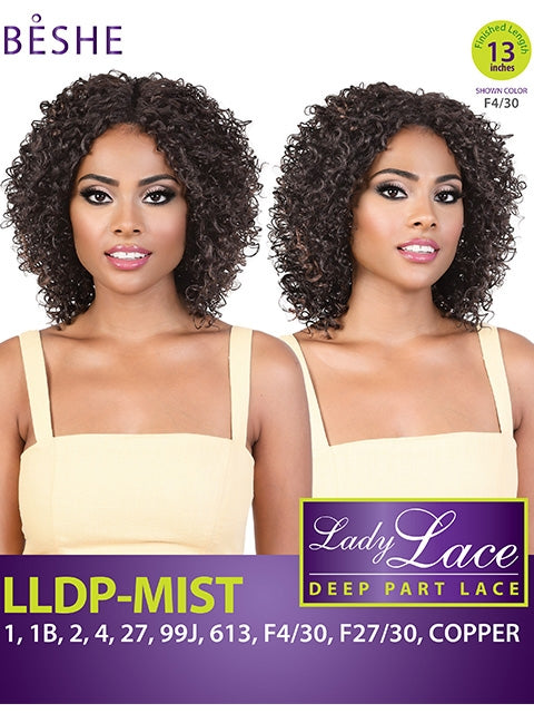 Beshe Heat Resistant Lady Lace Deep Part Wig - LLDP-MIST