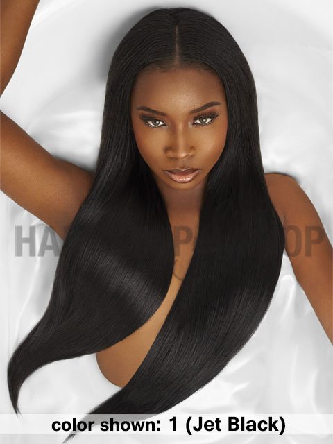 Outre Remi Human Hair MYLK Yaki Weave 8"